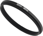 52mm to 49mm Step-Down Ring Filter Adapter,for All Brands UV ND CPL, Metal Ring Step-Down Rings Adapter Filter (52mm-49mm)