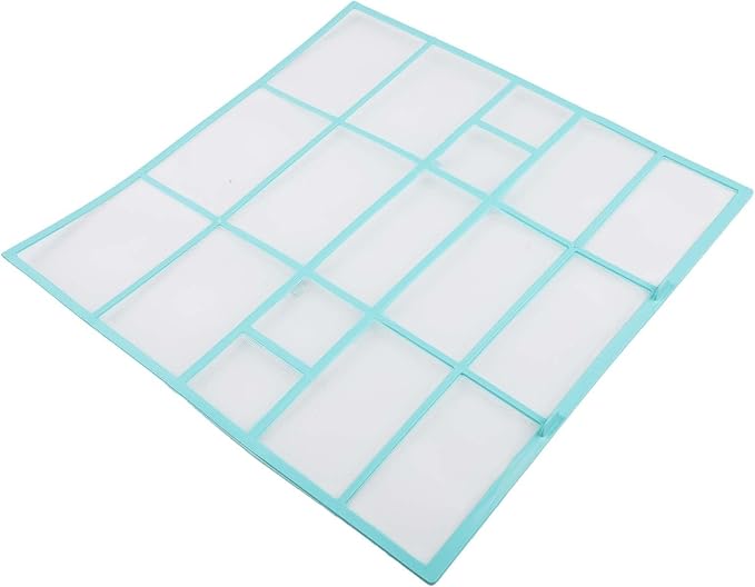 Air Conditioner Filter for Hanging Indoor Unit, Anti-Dust Plastic Mesh Filter Screen Compatible with Hualing Split System Air Conditioners(32.5 * 32cm)