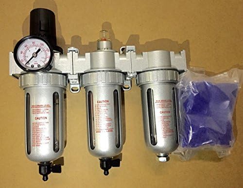3/8" COMPRESSED AIR FILTER REGULATOR / DESICCANT DRYER GOOD FOR PLASMA CUTTER