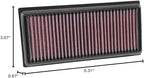 K&N Engine Air Filter: Reusable, Clean Every 75,000 Miles, Washable, Replacement Car Air Filter: Compatible with 2004-2012 MITSUBISHI/SMART (Colt VI, Colt CZC Cabriolet, FUSO Colt IV, Forfour),33-2881