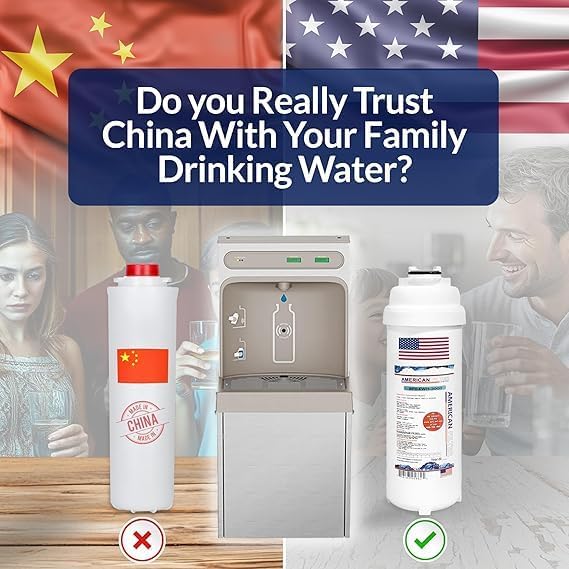 American Filter Company®, Water Filter, Model # AFC-EWH-3000, Compatible with Elkay(R)51300C Water Fountain Station Fillers 1-Filter