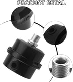 WMYCONGCONG 2 PCS 1/4" 12.5mm Air Compressor Silencer Filter Metal Air Compressor Intake Filter Noise Muffler Silencer (12.5mm) + 2 PCS Filter Element Replacement