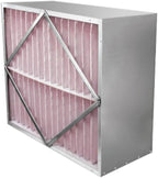 RIGID-PACK 20x20x12 Rigid Box Air Filter – MERV 14/95% ASHRAE HVAC Filter – Radial V-Pleat, Metal Frame, No Header – High-Efficiency Replacement for Commercial & Industrial Systems