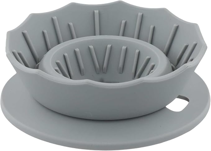 Portable Coffee Dripper, Silicone Collapsible Design for Easy Pour Over Making, for Travel and Outdoors (grey)