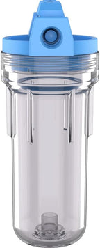 Pentair OMNIFilter U25 Filter System, 10" Standard Whole House Water Filtration System with Built-in Shut Off Valve, 3/4" NPT, Includes Housing, TO1 Cartridge, Wrench and Mounting Bracket, 5 Micron
