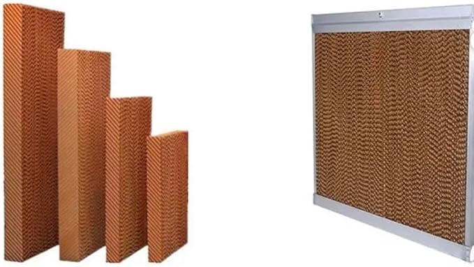 High Efficiency Swamp Cooler Pads, Swamp Cooler Filter, Evaporative Cooling Pad, Evaporative Cooler Pads, Evaporative Cooler Replacement Media, 48" Long, 12” Wide, 6" Thick, 1 Piece Per Package