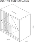 RIGID-PACK 20x20x12 Rigid Box Air Filter – MERV 14/95% ASHRAE HVAC Filter – Radial V-Pleat, Metal Frame, No Header – High-Efficiency Replacement for Commercial & Industrial Systems