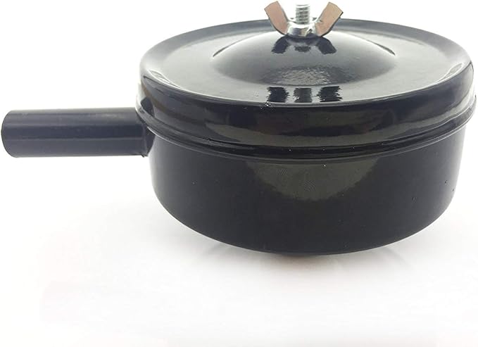 YXQ Filter Silencer 3/4PT 26mm Male Thread 5 inch Diameter Air Compressor Inlet Intake Sound Muffler + Air Filter Element