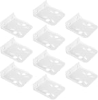 BESTYASH 10 Pcs Wall Mounting Water Filter Brackets Plastic Housing Rack for Kitchen Water Purifier Accessories Easy Tool-Free Installation