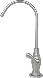 Metpure Non-airgap NSF Certified RO Faucet Reverse Osmosis Drinking Water Filtration System Water Dispenser Spout (Stainless Steel). Vase Style with Faucet Wrench.