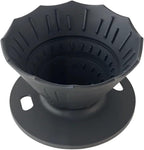 Camping Coffee Filter Pouring Over Dripper Foldable Silicone Basket Portable Brewing Equipment for Outdoor Use Dishwasher Safe Silicone Filter
