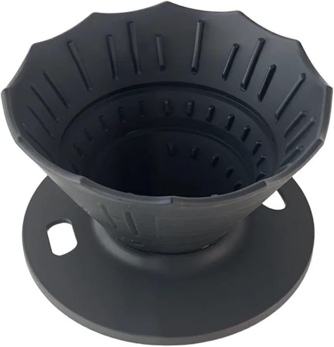 Camping Coffee Filter Pouring Over Dripper Foldable Silicone Basket Portable Brewing Equipment for Outdoor Use Dishwasher Safe Silicone Filter
