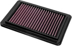 DNA High Performance Air Filter Compatible for Nissan Qashqai II 1.6 Dig-T (14-18) with EVA Seal, 98-99% Filtering Efficiency and 17.28% Increased Air Flow PN: P-NS16X24-01