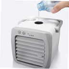 GLEAVI 1pc Portable Usb Air Conditioner Fan Mini Desktop Air Cooler Multi-filtering System for Clean for Home Office School Outdoor Use