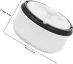 ARTIBETTER Smart Ashtray for Home and Office, Ivory White Rechargeable Auto Ash Holder with Smoke Extraction, Portable Indoor and Car Use Smoke Cleaner