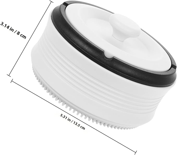 ARTIBETTER Smart Ashtray for Home and Office, Ivory White Rechargeable Auto Ash Holder with Smoke Extraction, Portable Indoor and Car Use Smoke Cleaner