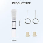 Cigarette Filters Three Colour Set 12pcs Cigarette Holder Reusable Clean Tar Tobacco Filter with Multi-Filtering for Standard Size Cigarettes Ø8mm,Ø7mm,Ø6.5mm,Slim Cigarettes Ø6mm and Ø5mm