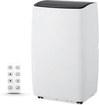 Portable Air Conditioners, 12000 BTU Powerful AC Unit Cools 550 Sq.Ft Spaces, 4-In-1 Air Conditioner Dehumidifier/Fan/Sleep Mode, Remote Control, 24H Time, Window Kit for Rooms/Officess, Black Top