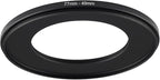 77mm to 49mm Step Up Ring Filter Adapter Black Metal Step up Adapter Rings Compatible with All Brand UV CPL ND Camera Lens Filter Step Down Ring (77mm-49mm)