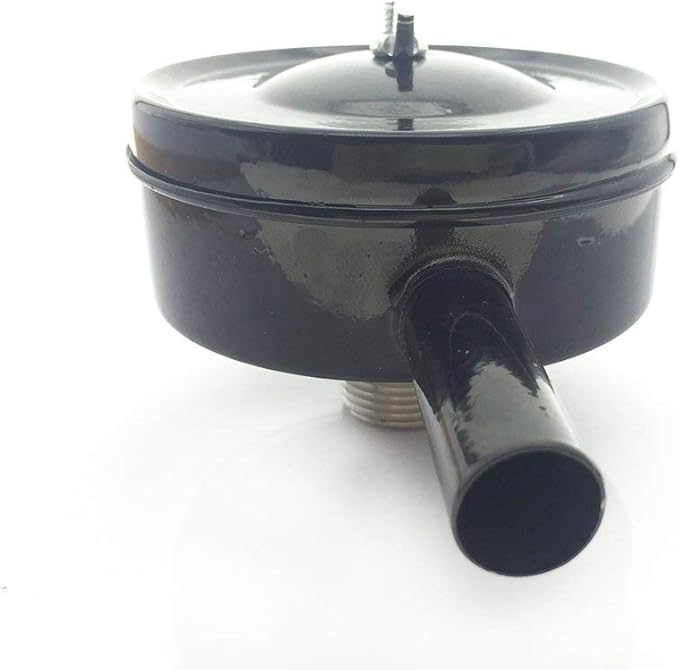 YXQ Filter Silencer 3/4PT 26mm Male Thread 5 inch Diameter Air Compressor Inlet Intake Sound Muffler + Air Filter Element