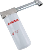 1200KTF7018 Fuel Filter Spin-on Particulate Replacement for Transfer Pump FR112 FR1210G FR610G 25 GPM 3/4” with 1200KTG9075 Filter Head and 3/4” ST Elbow and 3/4 x 7” Nipple