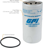 GPI P-30-10-1.5 Particulate Fuel Filter for use with Fuel Transfer Pumps up to 30 GPM (113 LPM), 10 Micron, 1.5-16 UNF Thread (GPI Genuine Accessory 129320-01)