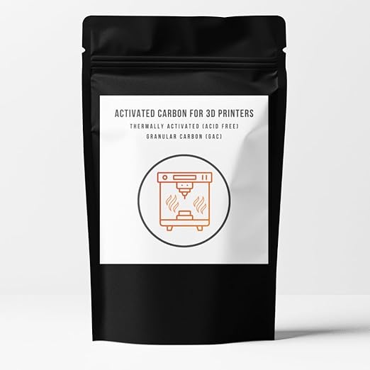 Carbon for 3D Printing & Laser Fume Filtration | Activated Carbon Depot | Low-Dust 3D Printer Filter Replacement Media | Thermally Activated GAC (6, Pounds)