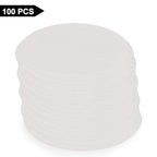 StonyLab Quantitative Filter Paper Circles, 56mm Diameter Cellulose Filter Paper with 20 Micron Particle Retention Medium Filtration Speed, Pack of 100