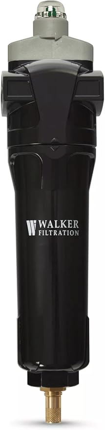 Walker Filtration A30032XA High-Flow Compressed Air Filter | 3/8'' NPT | 0.01 Micron Filtration | Metal Bowl with Auto Drain – Industrial Moisture & Particulate Removal