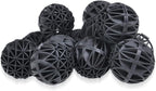 Wave Point Aquarium Filter Media Kits, 1 lb Activated Carbon + 50pc Bio Balls +1 lb Ceramic Ring (Triple Pack)