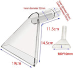 Clear Design Upholstery Extraction Nozzle Suitable For All Portable Carpet Cleaners Enhances Cleaning Efficiency(large clear tip)