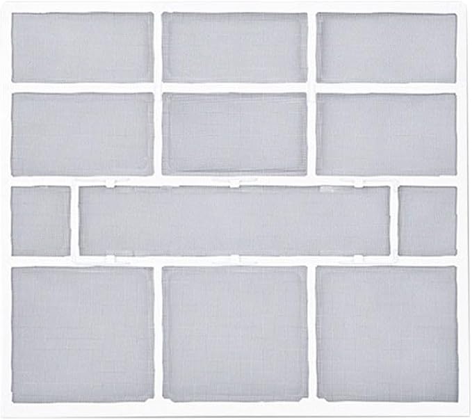 Wall Mounted Air Conditioner Dustproof Filter Cover,Plastic Indoor Unit Air Outlet Screen Compatible with Household Split System AC(31X27.5cm)
