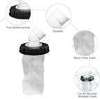 IBC Lid Filter 165 mm 45° Ton Barrel Cover with Nylon Washable IBC Tank Lid Filter for mounting on IBC Container Rainwater Tank IBC 1000 Liters DN150