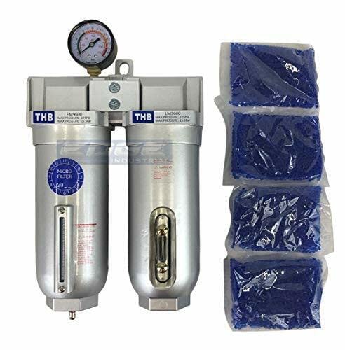 Business & Industrial Equipment & Replacement Parts for 3/4" Compressed AIR Cleaner COALESCING Filter Desiccant AIR Dryer Combo Mod-GRT998-1209
