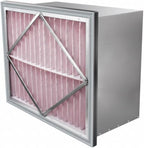 RIGID-PACK 20x20x12 Rigid Box Air Filter – MERV 14/95% ASHRAE HVAC Filter – Radial V-Pleat, Metal Frame, No Header – High-Efficiency Replacement for Commercial & Industrial Systems