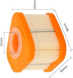 XCAN Air Filter Pre Fliter Fit For 595853 597265 115P02 115P05 123P02 123P07 123P0B 123P32 125P02 125902(1PC)