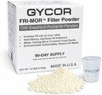 FRI-MOR™ Commercial Deep Fryer Oil Filter Powder – Oil Saver & Extender, 2X Oil-Life, 50% Cost Savings, Removes Odors & Burnt Flavors, For Restaurants & Food Trucks, 12 lb (90-Day Supply), Made in USA