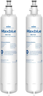 Maxblue Replacement for GE® RPWFE®, RPWF (with CHIP) Refrigerator Water Filter, Compatible with WSG-4, WF277, GFE28GMKES, PFE28KBLTS, GFD28GSLSS, PWE23KSKSS, GYE22HMKES, DFE28JSKSS, 2 Filters