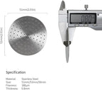 watchget 51 Espresso Puck Screen - 0.8mm Thickness Espresso Screen Double-layer Lower Shower Screen with Magnetic Nail - Metal Reusable Filter for 51mm Protafilter Basket Stainless Steel Coffee Filter