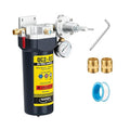 NANPU QC2 1/2" NPT Desiccant Air Dryer with Regulator and Gauge – Inline Moisture Filter for Air Compressor, 1/2" NPT Ball Valve, 120 CFM, 153 PSI – Ideal for Spray Painting and Pneumatic Tools