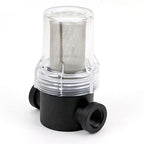 Precision Inline Filter 40 Mesh - 1/2 3/4 1 Inch Stainless Screen for Water Treatment & Greenhouse Systems(3l4 inch)
