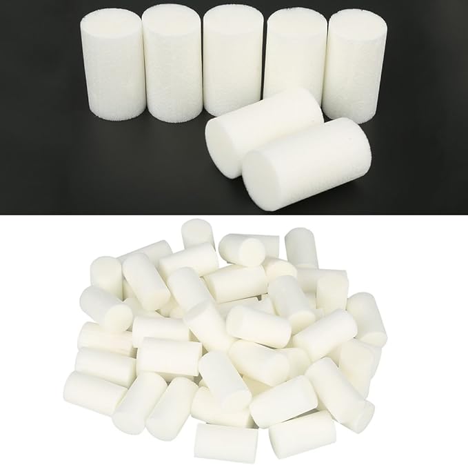 Fdit 50 Pcs Pump Filter Part Electric High Pressure Water Filters for Compressor Air Compressor System