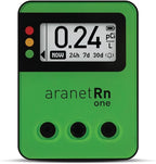 Radon One – Fast Home Radon Detector with 10-Minute Response, E-Ink Display, Battery Powered, Portable Real-Time Radon Monitor for Basements & Indoor Air Monitoring (Green)