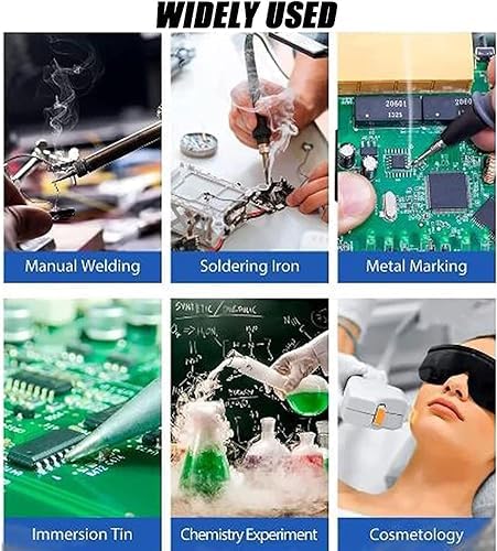 Fume Absorber, Carbon Filter, Silent Fan, Powerful Suction, Fume Purifier, Suitable for Electrostatic Discharge Soldering Stations.