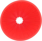Silicone Coffee Dripper Collapsible Coffee Filter Foldable Portable Reusable Travel Camping Office Home Free Lightweight Easy Brew (Red)