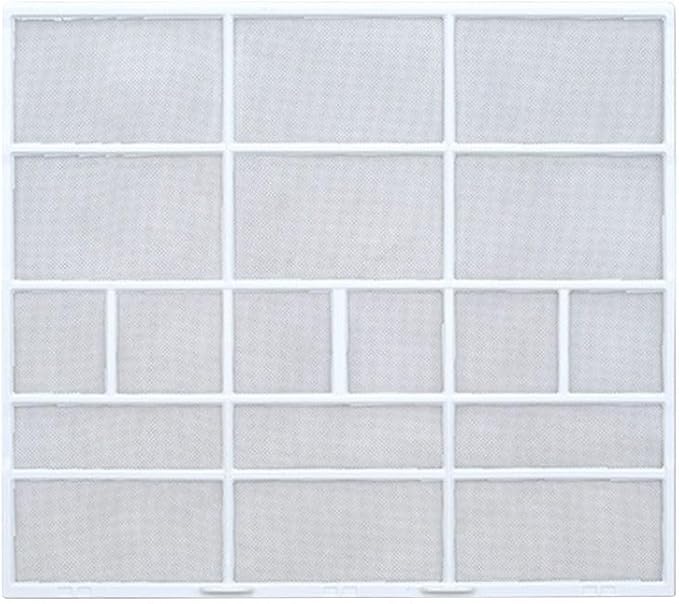 Wall Mounted Air Conditioner Dustproof Filter Cover,Plastic Indoor Unit Air Outlet Screen Compatible with Household Split System AC(31.9X28.3cm)