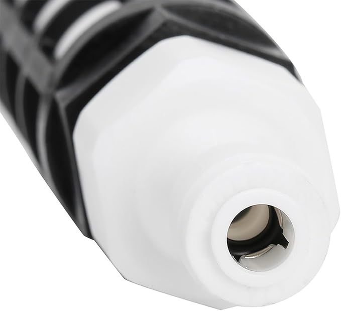 Portable Water Inlet Filter for Misting System – Self-Priming Water Filter Replacement 4.9In, Tasteless PP Plastic Water Inlet Filter for Humidification Sprayer, Lawn Garden Fogger (Pack of 1)