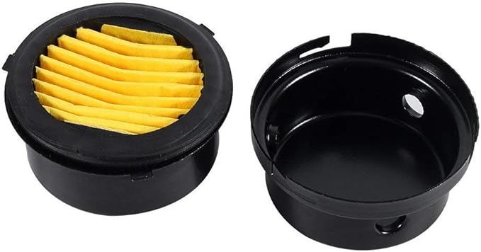 2PCS Air Compressor Silencer Filter, Metal Air Compressor Intake Filter Sound Muffler Silencer for Air Compressor, Silencer, Fliter (3/8 PT 16mm)