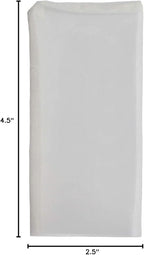 Dulytek Premium Nylon 20 Pcs Filter Bags, 100 Micron, 2.5" x 4.5", Double-Stitching, Zero Blowouts, Made in the USA