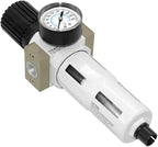 Beduan Compressed Air Pressure Regulator Filter 1/2"NPT,Water/Oil Trap Separator Combo Tool Compressor Filter(MIDI)